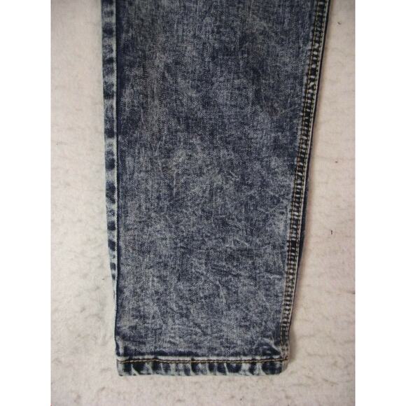 Rutherford Men's Jeans 36 x 34 blue acid wash distressed Flex skinny fit blue - Picture 6 of 11